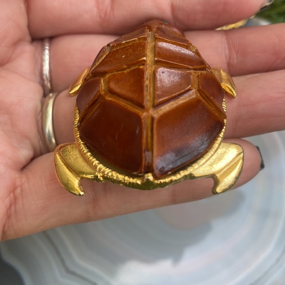 Vintage 1960’s  L.Razza Turtle Mirror Pendant - Picture 16 of 16